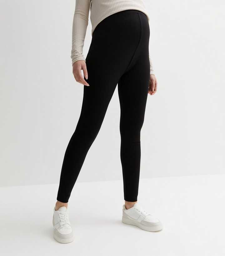 Maternity Black Jersey Leggings