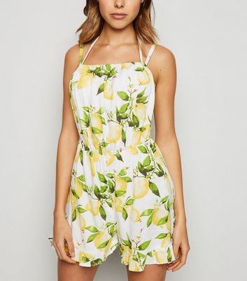 new look lemon dress