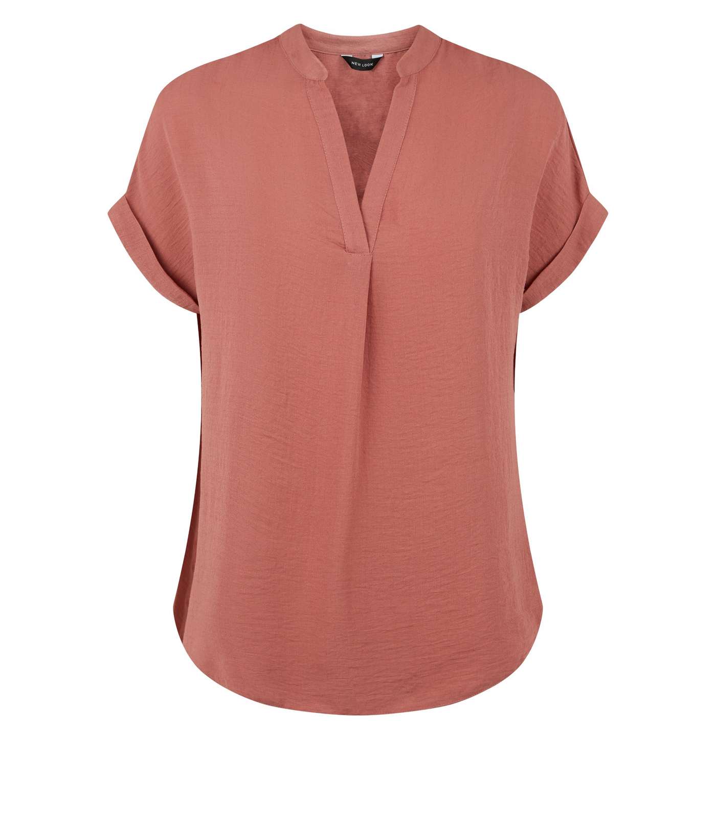 Mid Pink Short Sleeve Overhead Shirt Image 4