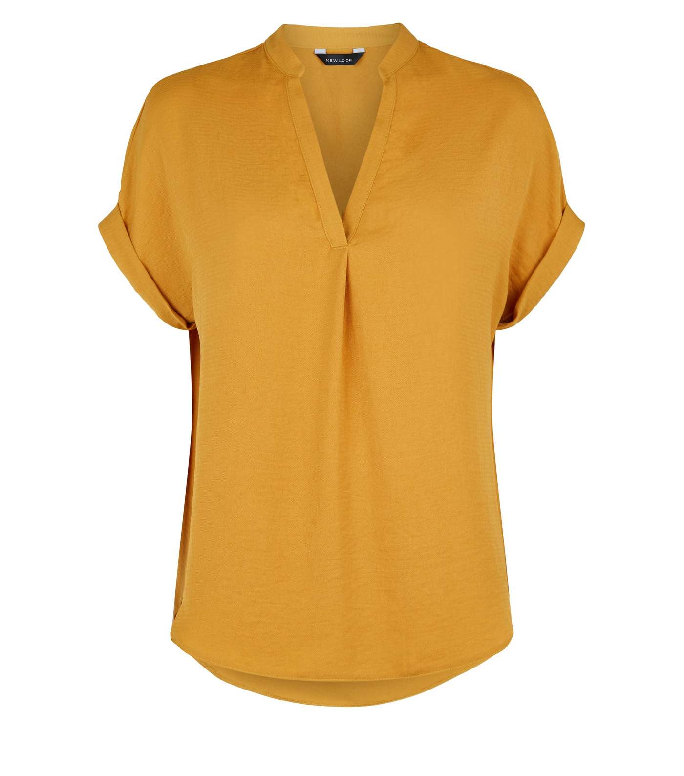 Yellow Short Sleeve Overhead Shirt Image 4
