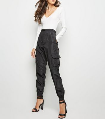 Buy New Look Women Black  White Printed Trousers  Trousers for Women  618012  Myntra