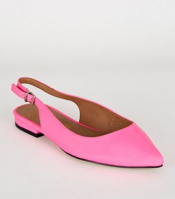 new look hot pink shoes