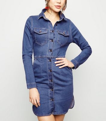 robe en jean new look