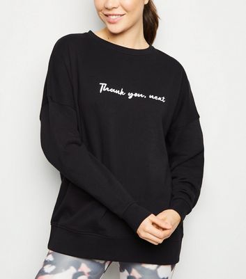 new look slogan sweatshirt