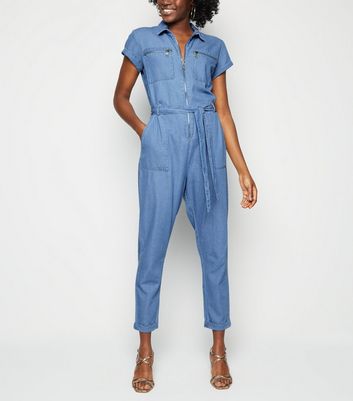 h&m boiler suit denim