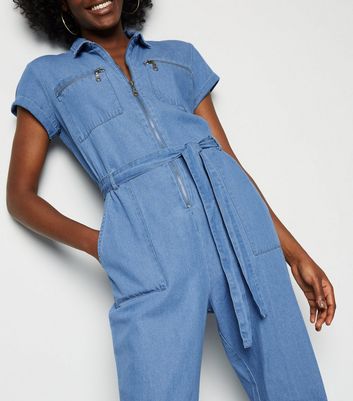 New look denim sales boiler suit