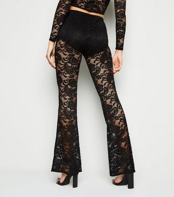 new look flared trousers