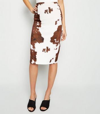 cow print skirt target