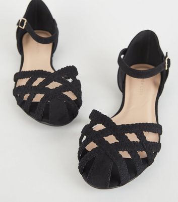 wide fit caged sandals