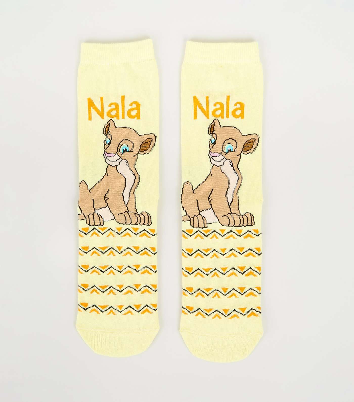 Yellow Disney Lion King Nala Socks