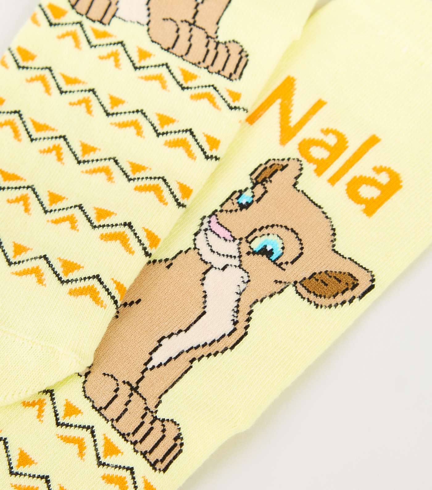 Yellow Disney Lion King Nala Socks Image 3