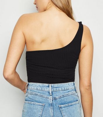 new look one shoulder top