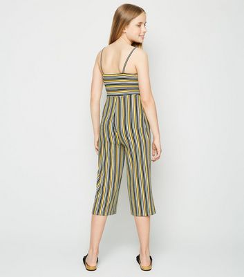 Jumpsuit 2024 yellow stripe