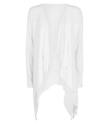 Apricot Cream Lightweight Waterfall Jacket New Look