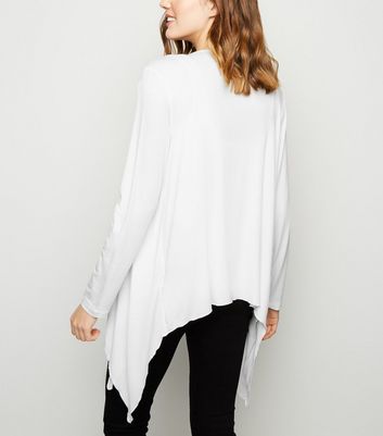 Apricot Cream Lightweight Waterfall Jacket New Look