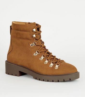 tan lace up ankle boots