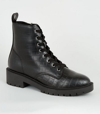 new look croc boots