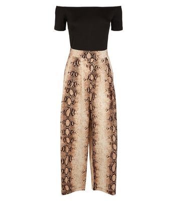 ax paris snake print jumpsuit