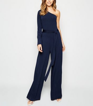 single shoulder jumpsuit