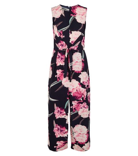 Floral Jumpsuits & Playsuits | Floral Culotte Jumpsuits | New Look