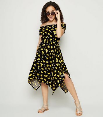 new look lemon dress