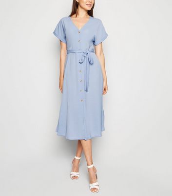 new look pale blue dress