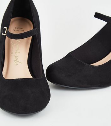 wide fit mary jane court shoe