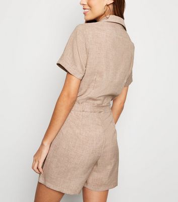 stone utility playsuit