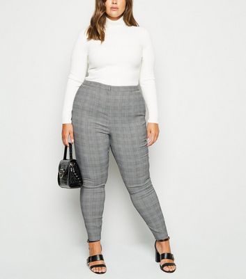 grey skinny trousers womens