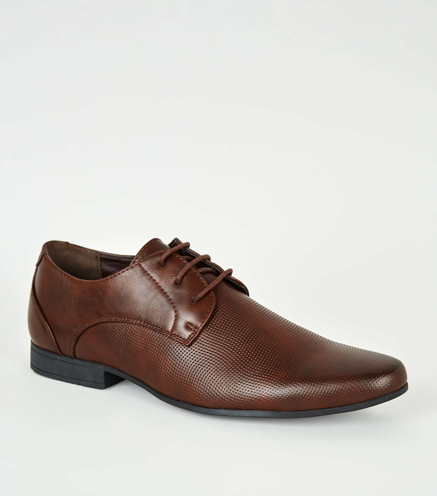 Dark Brown Perforated Formal Shoes