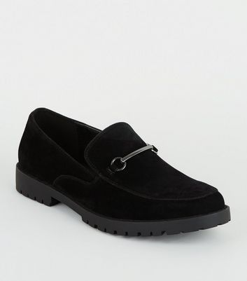 mens chunky sole loafers