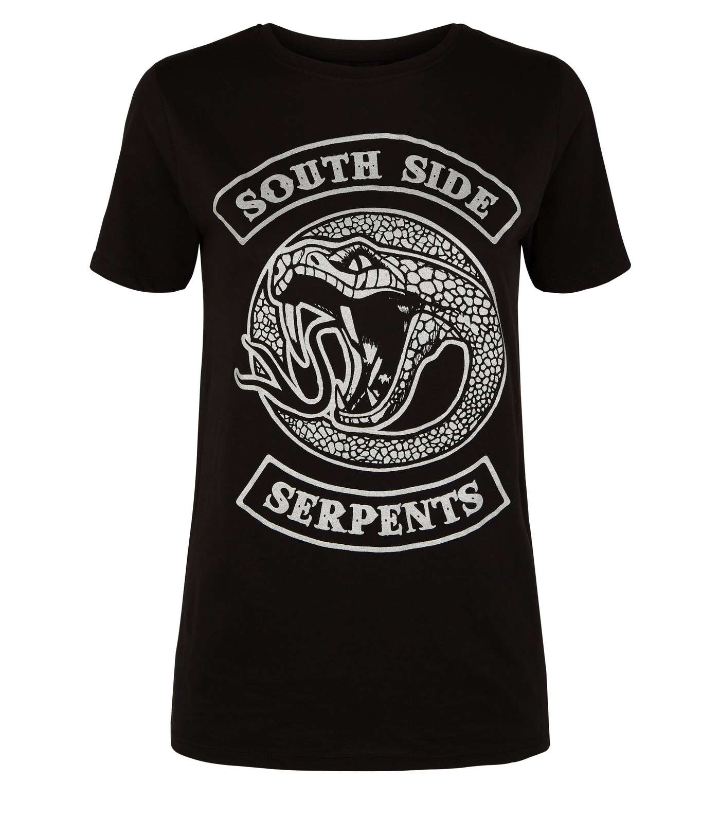 Black South Side Serpents Slogan T-Shirt Image 4