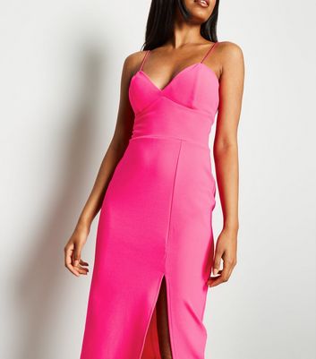 new look neon dress
