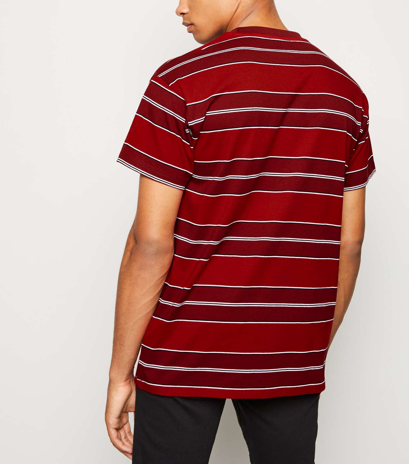 Red Stripe Oversized T-Shirt Image 5