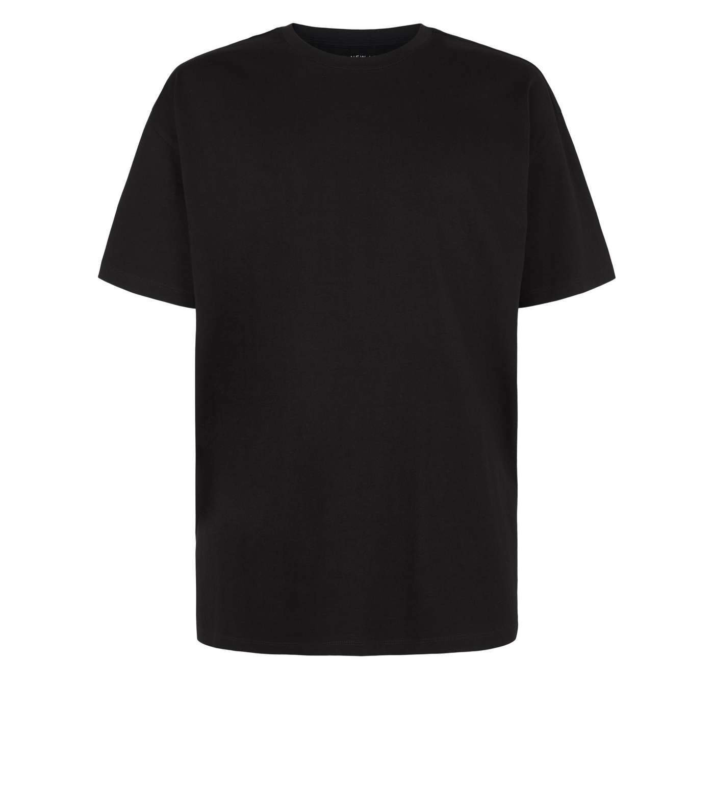 Black Oversized Heavy Cotton T-Shirt Image 4