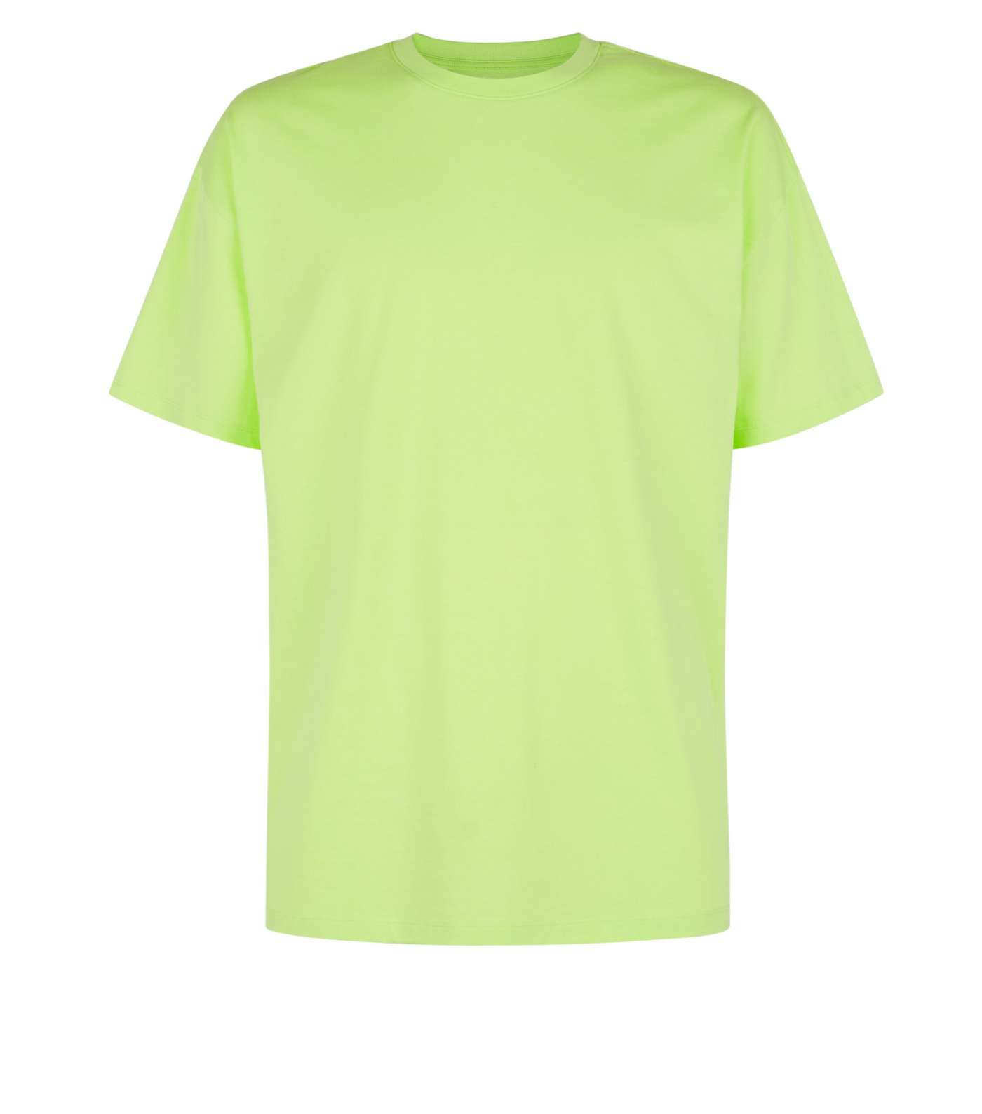 Yellow Oversized Cotton T-Shirt Image 4