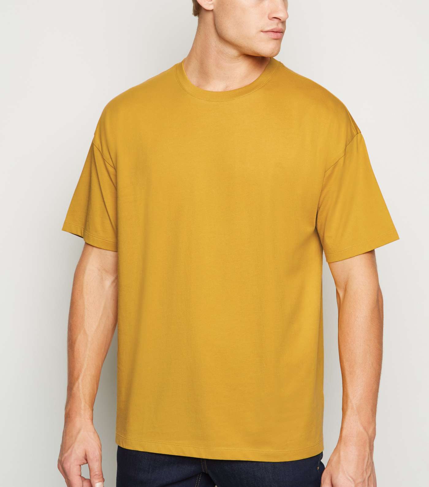 Yellow Oversized Heavy Cotton T-Shirt