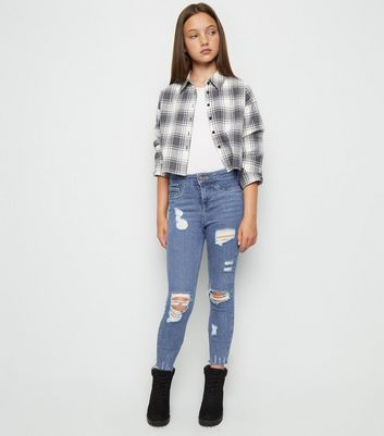 new look girls skinny jeans