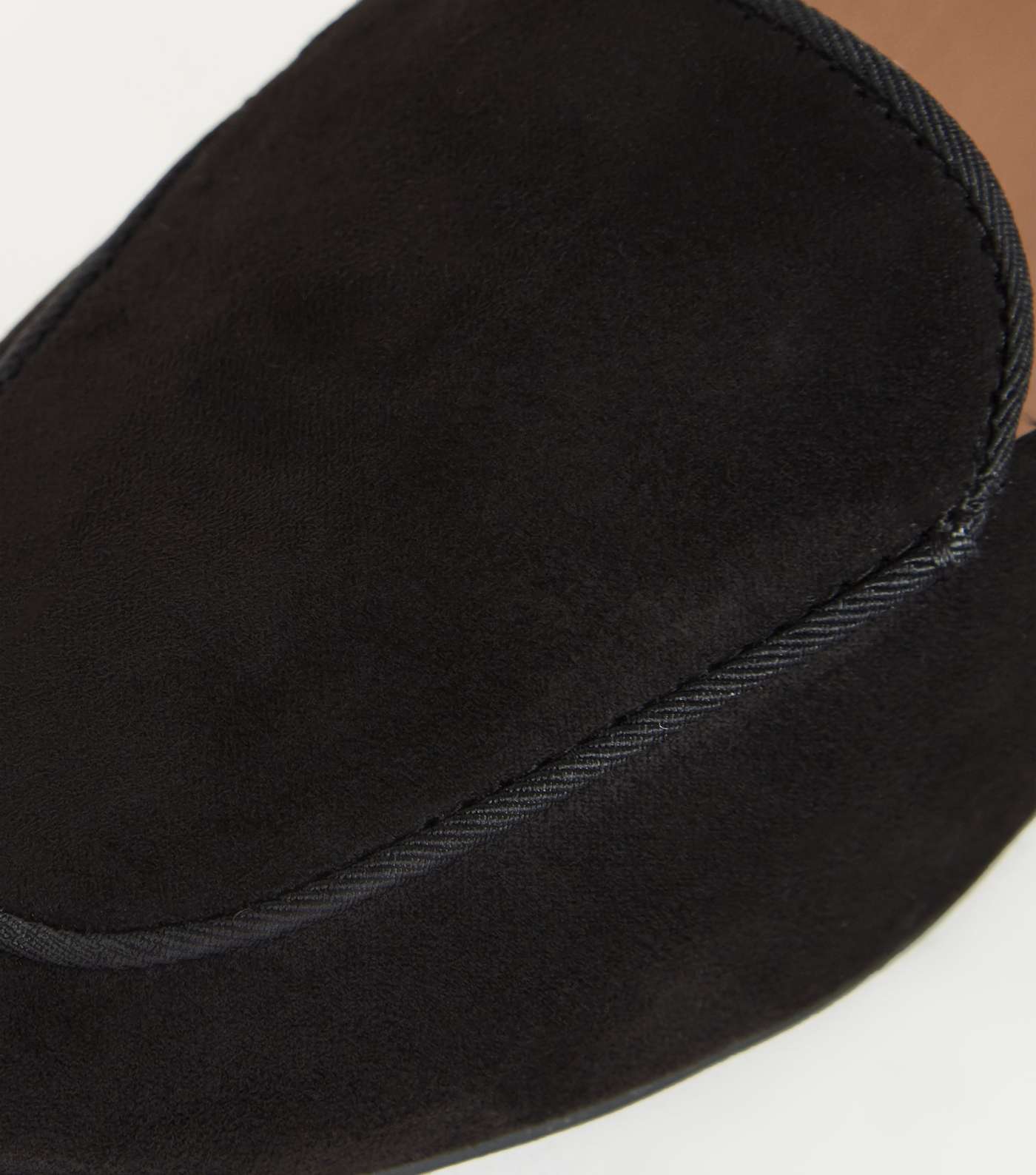 Black Suedette Loafers Image 4