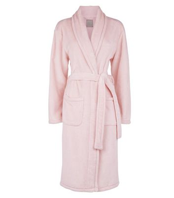 pink fluffy dressing gowns ladies