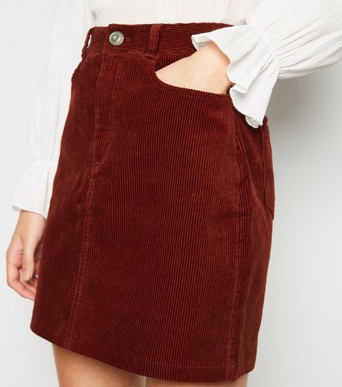 Red Skirts | Burgundy Skirts & Maroon Skirts | New Look