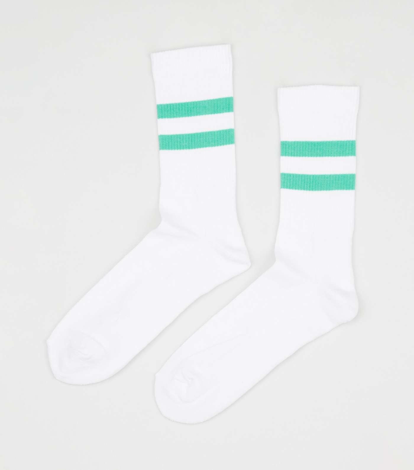 Mint Green Stripe Pattern Socks
