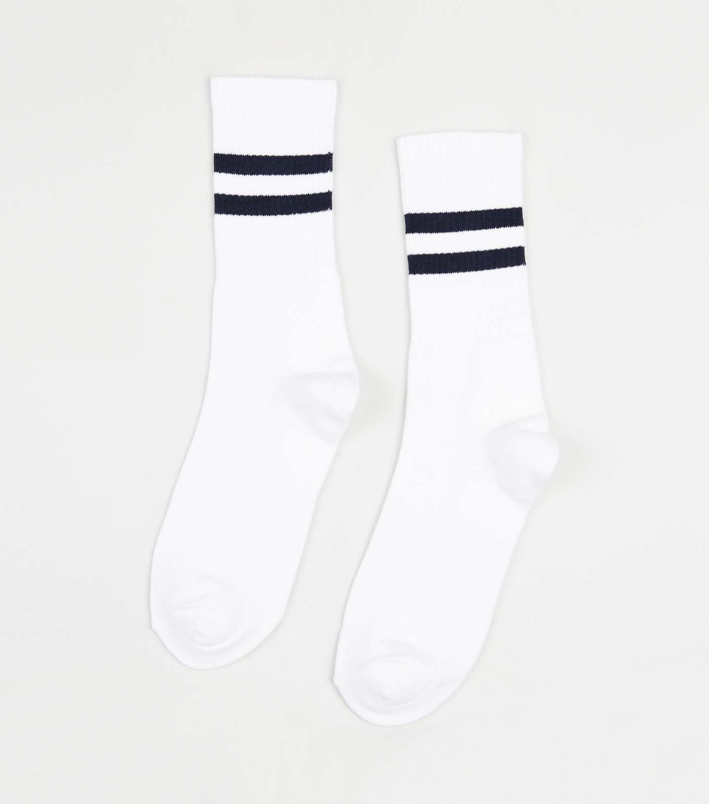 Navy Stripe Pattern Socks