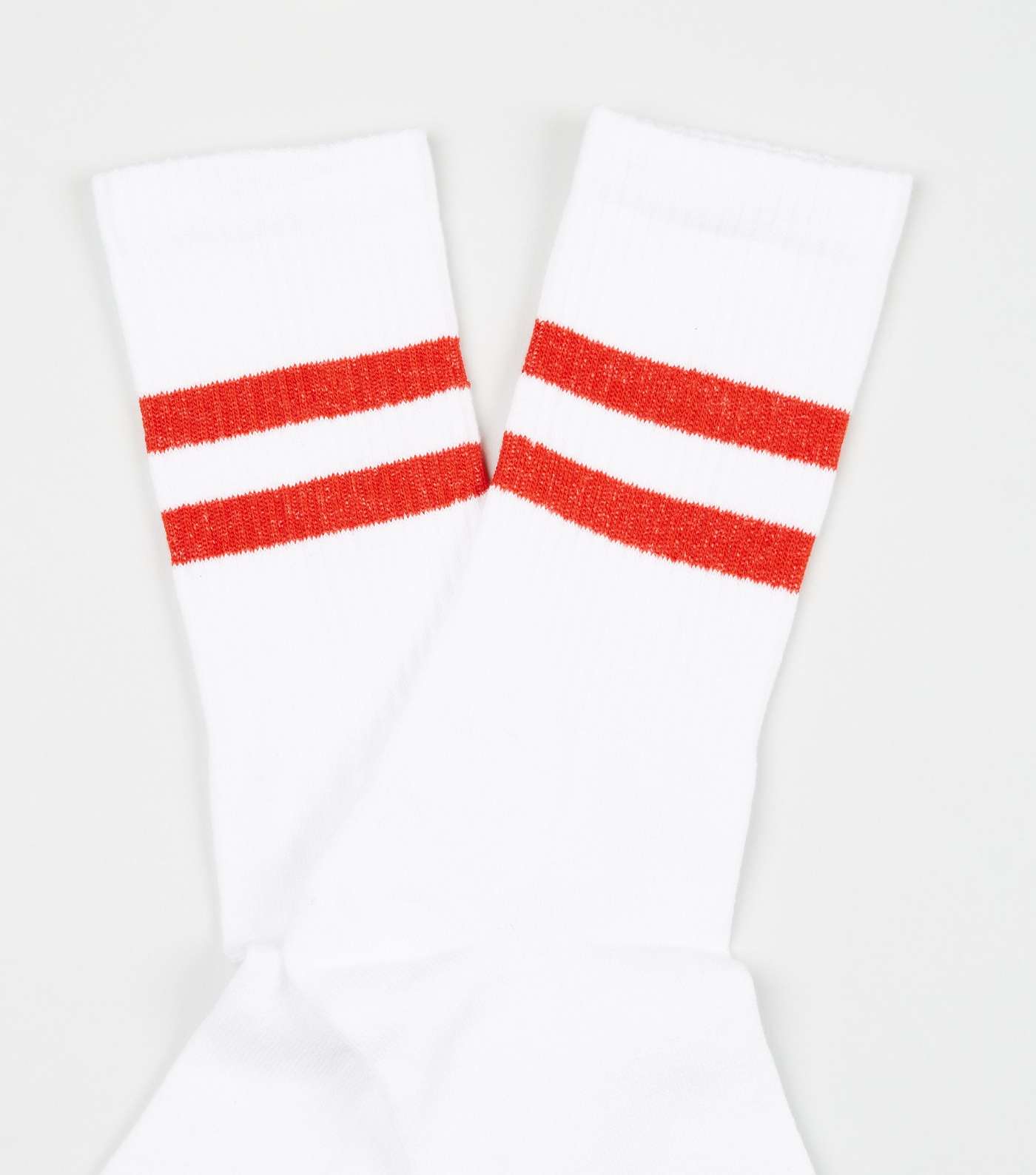 Red Stripe Pattern Socks Image 2