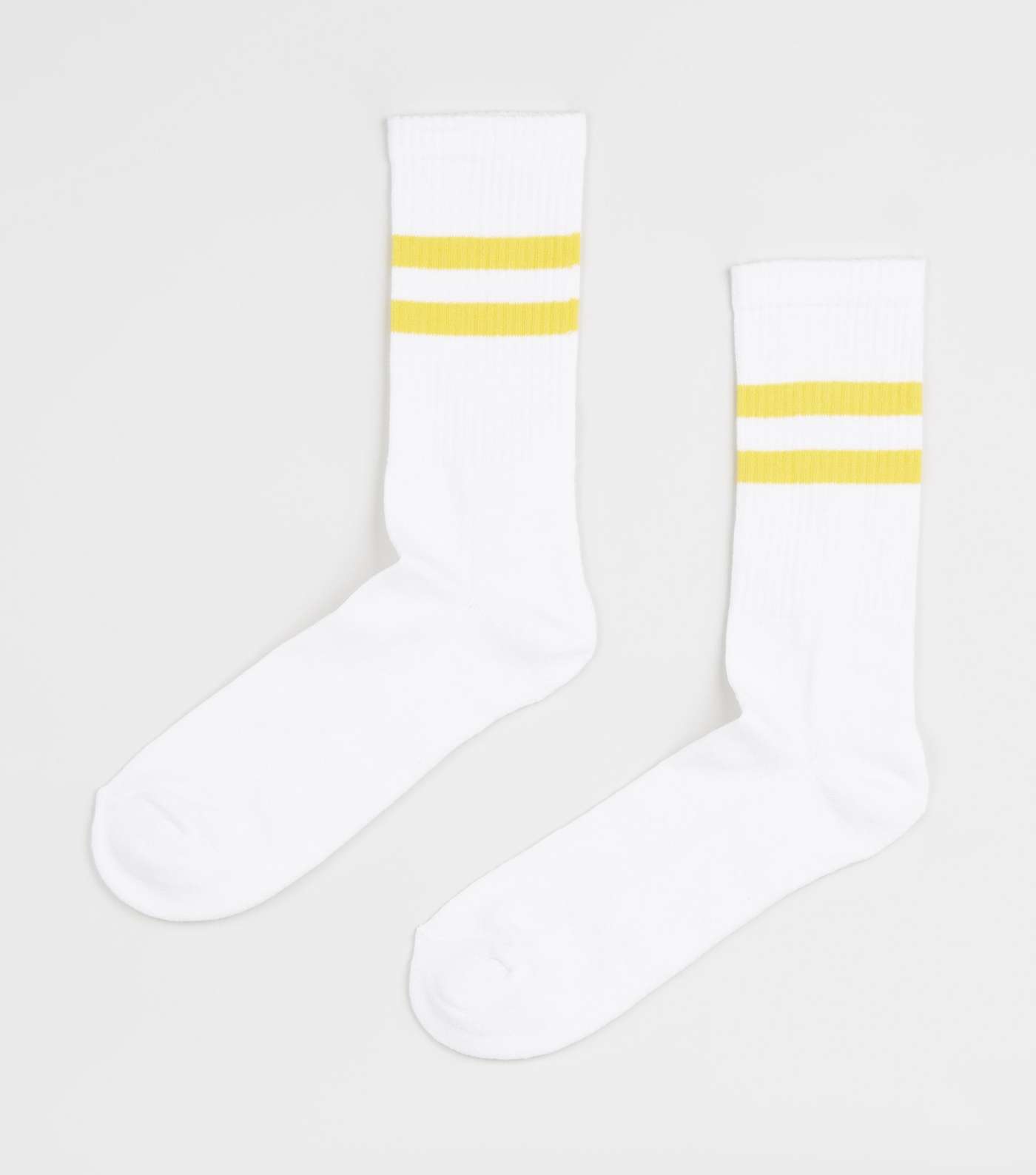 Yellow Stripe Pattern Socks
