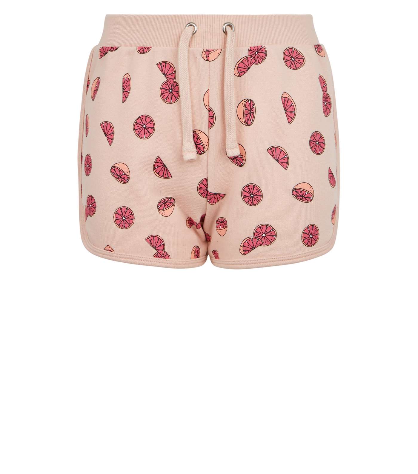 Girls Pink Grapefruit Jersey Shorts Image 4