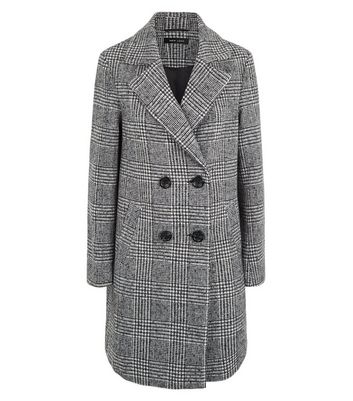 New look houndstooth coat best sale