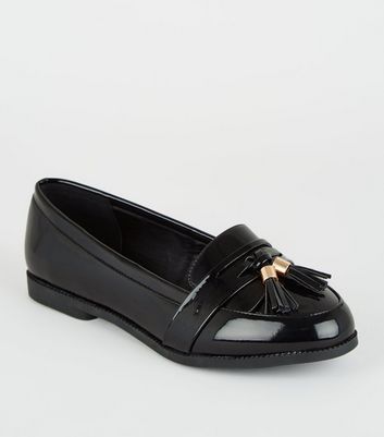 new look wide fit loafers