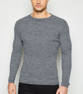 square neck ribbed jumper