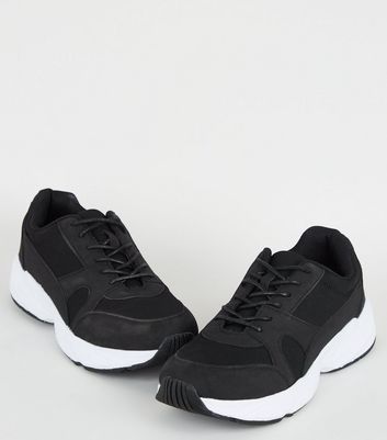 black trainers with black sole